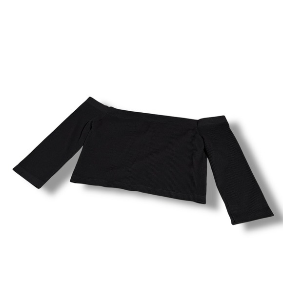 Garage Tops - Garage Women's Micro Off The Shoulder Top Black Size Medium 12.5 x 10.5‎